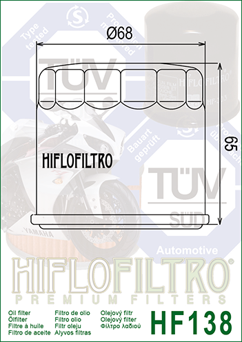 HIFLO HF138 Oliefilter