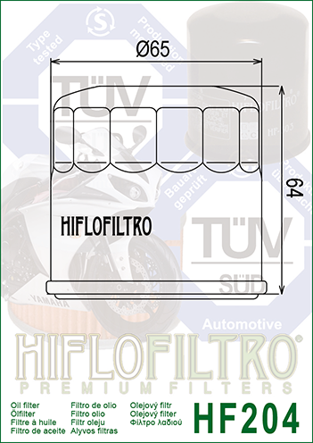 HIFLO HF204 Oliefilter