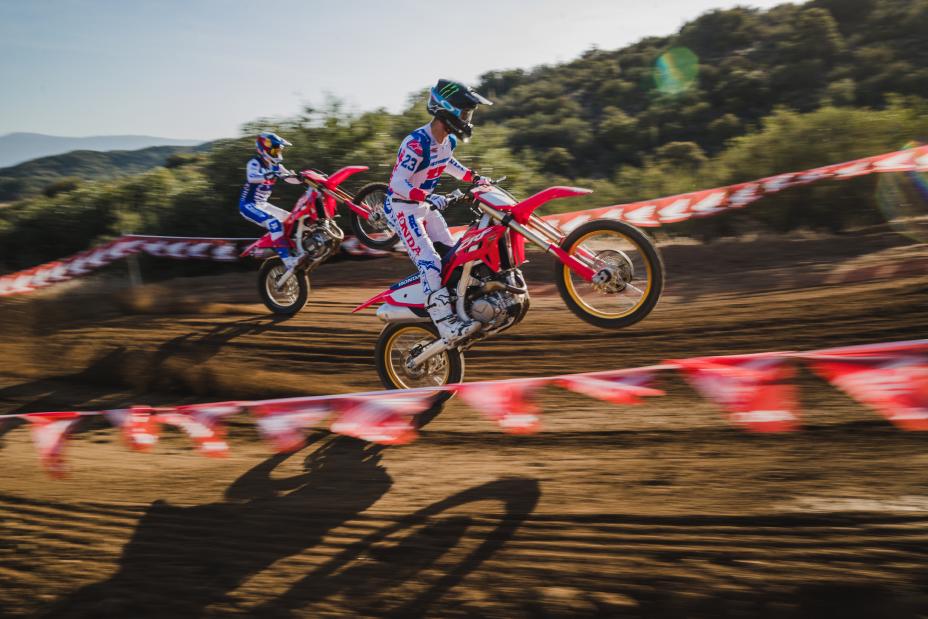 Honda crf450 i aktion
