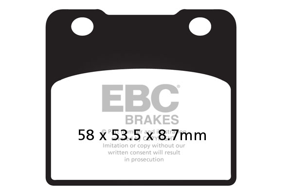 EBC FA103HH Sinter Sport FRONT bremseklods