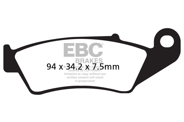 EBC MX-S185 Disc pad set REAR