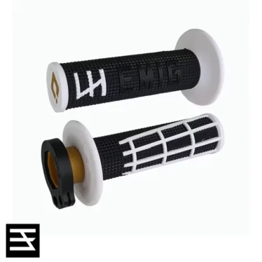 håndtag odi emig2 pro v2 lock on grip, 2 & 4 stroke sort/hvid