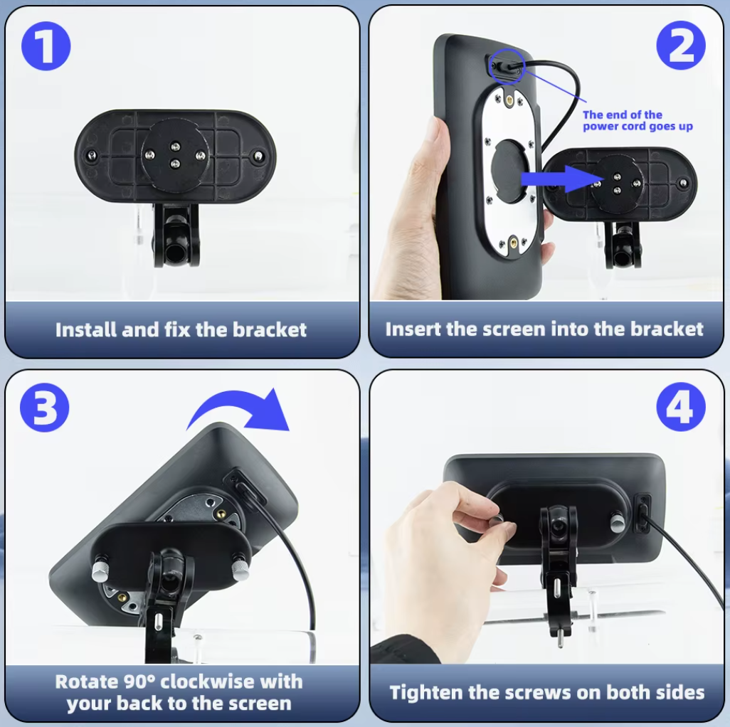 x ride 6.2 dvr apple carplay / android auto bluetooth touch skærm